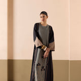 Noon - Black & Sage Kaftan