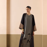 Noon - Black & Sage Kaftan