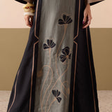 Noon - Black & Sage Kaftan