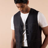Windsor - Black Gilet