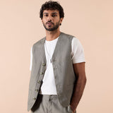 Carlton - Sage Gilet Set