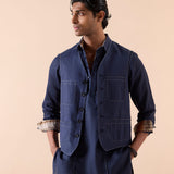 Hallmark - Navy Kurta Set
