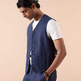 Windsor - Navy Gilet