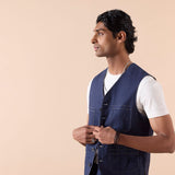 Windsor - Navy Gilet