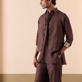 Hallmark - Brown Kurta Set