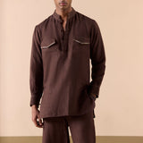 Langford - Brown Kurta Set