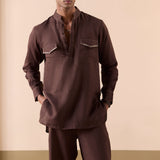 Langford - Brown Kurta Set
