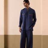 Langford - Navy Kurta Set