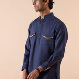 Langford - Navy Kurta Set
