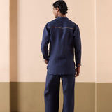 Langford - Navy Kurta Set