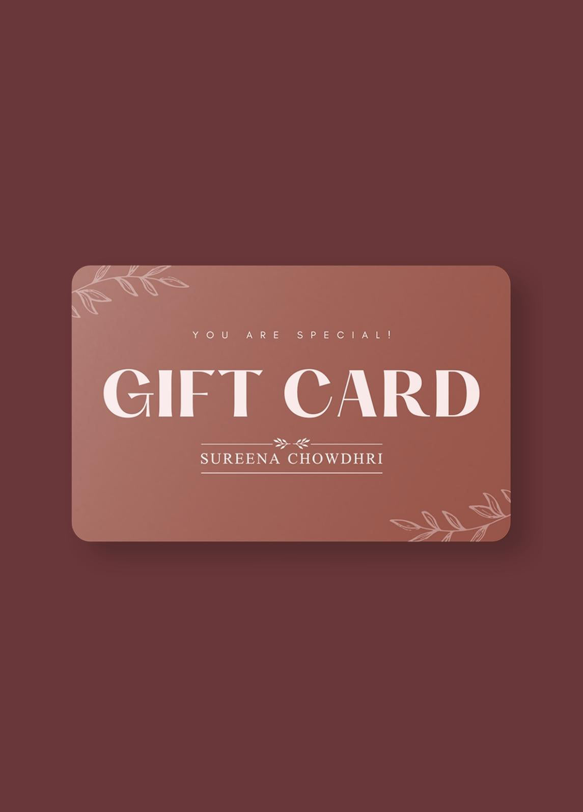 Sureena Chowdhri Gift Card