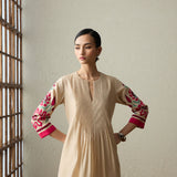 Kiri - Dark Beige Kurta Set-RTS