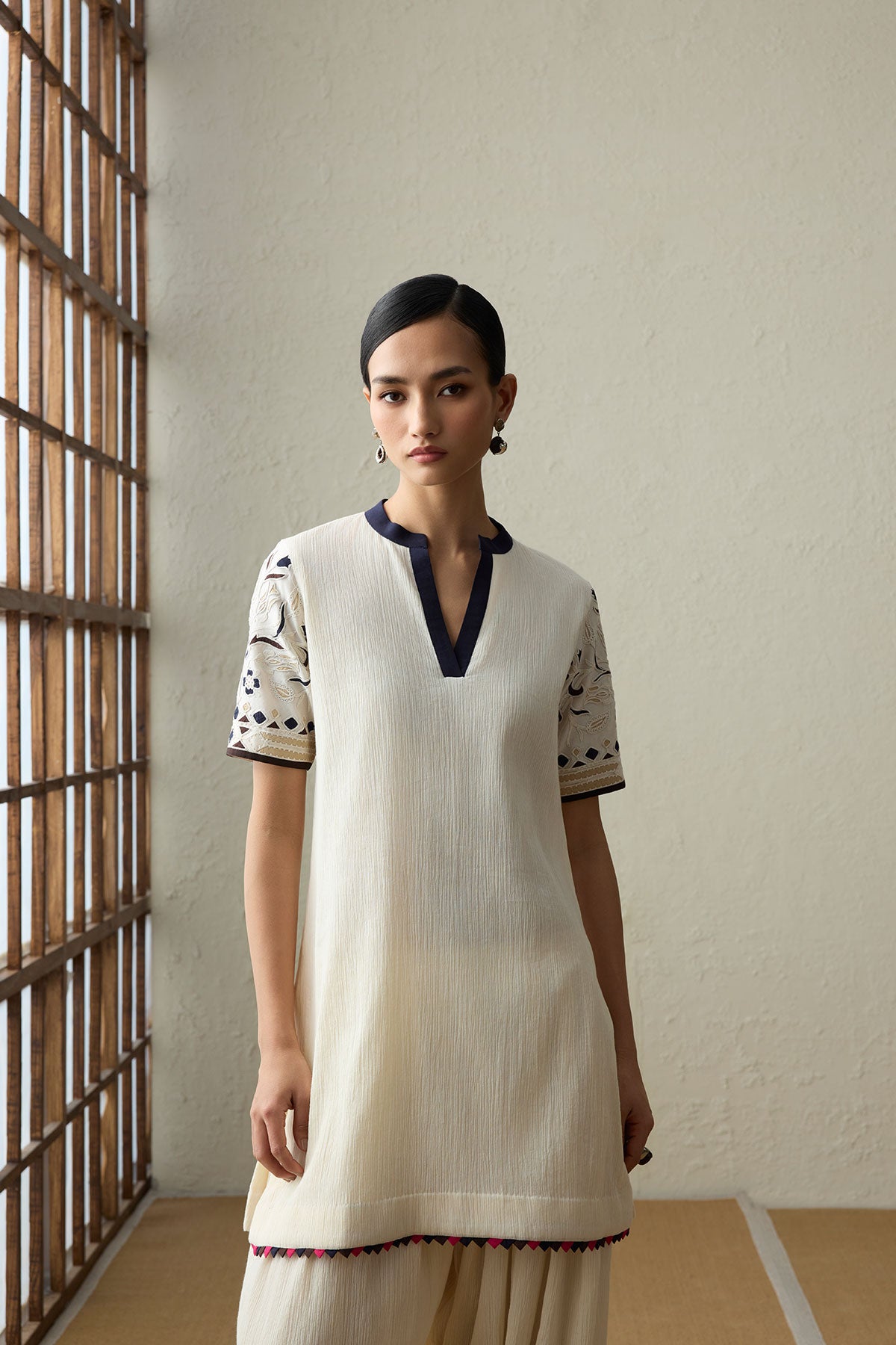 Hasu - Ivory Kurta Set-RTS