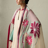 Matsu - Dark Beige & Forest Green Kurta Set-RTS