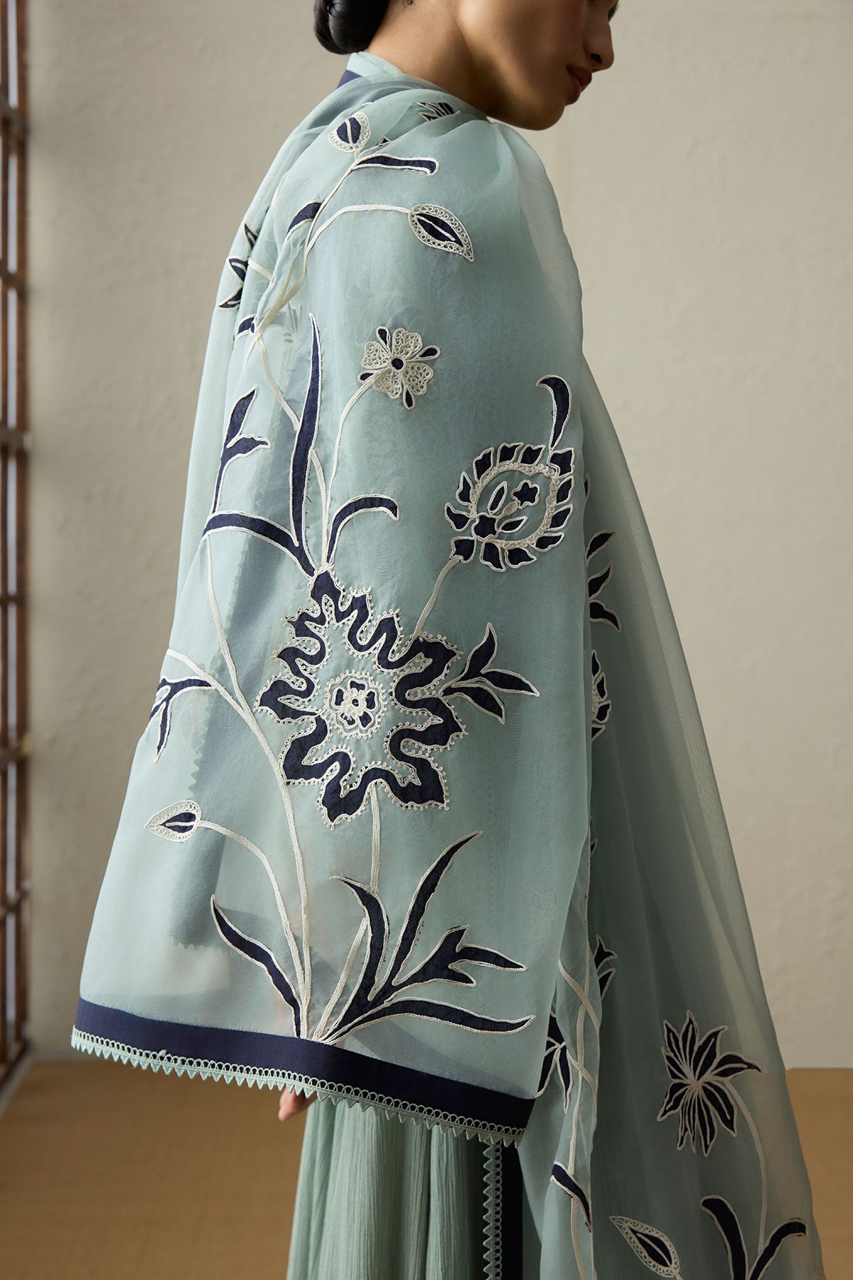 Hinoki - Sea Green Anarkali