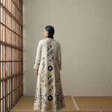 Sora - Ivory Anarkali with Cape Jacket