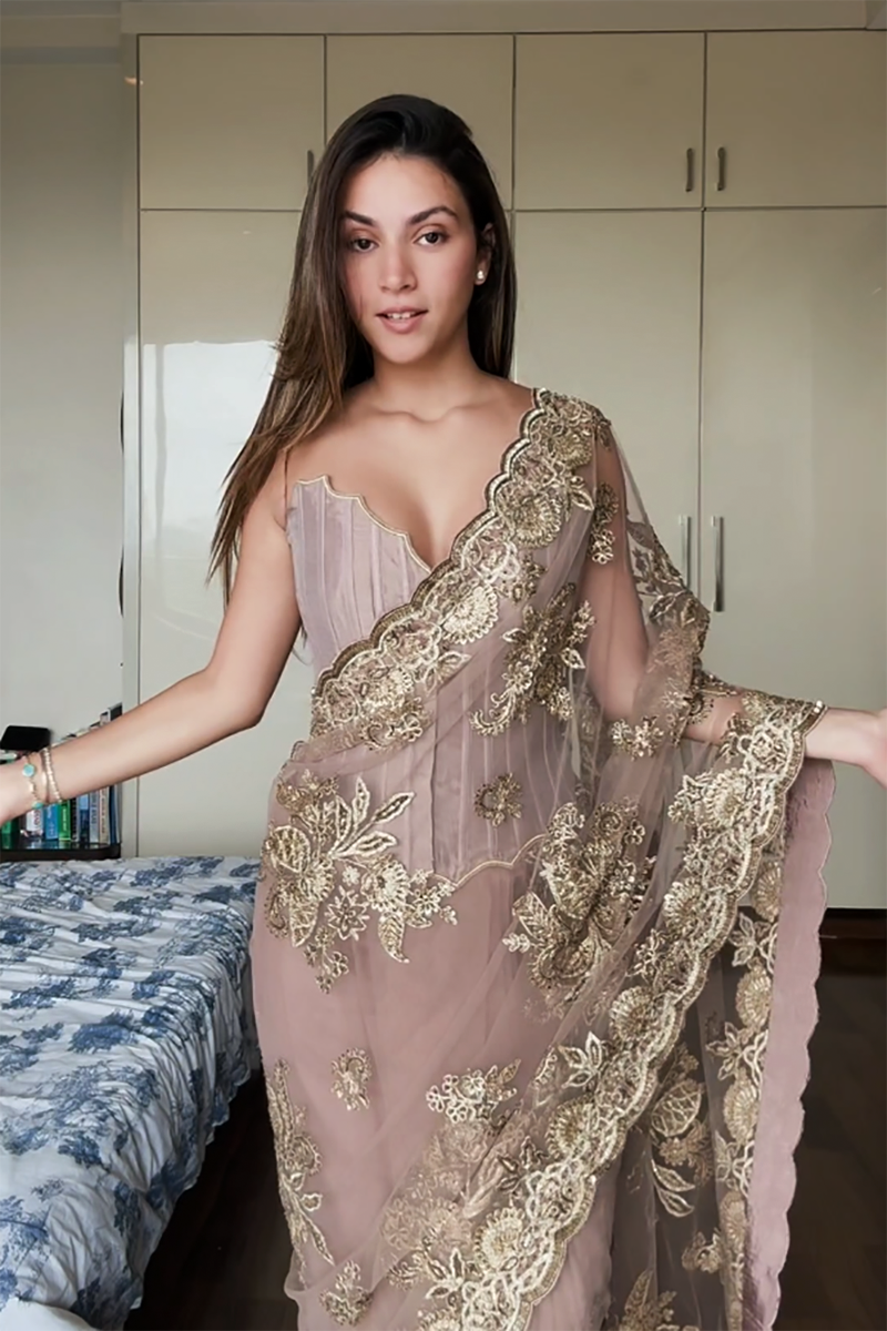 Zeenat Corset Saree