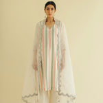 Signature Three Tone Striped Kurta Set