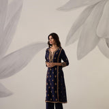 Silk Chanderi Heavy Mughal Kurta Set