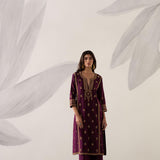 Silk Chanderi Heavy Mughal Kurta Set