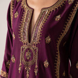 Silk Chanderi Heavy Mughal Kurta Set