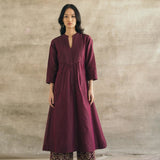 Pin-Tuck and Zari Kurta Set