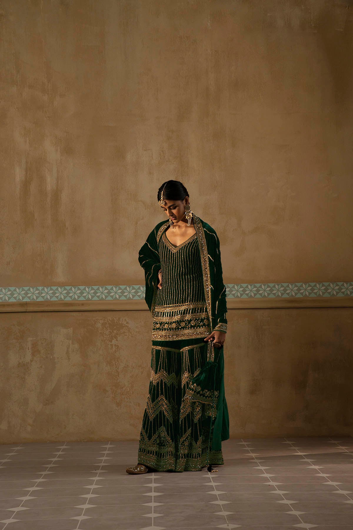 Mughal-E-Azam Gharara Set-RTS