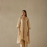 Silk Chanderi Zari Kurta Set