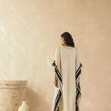 Ebony & Ivory Embroidered Kaftan