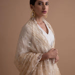 Ivory Twist Pleated Kurta Set